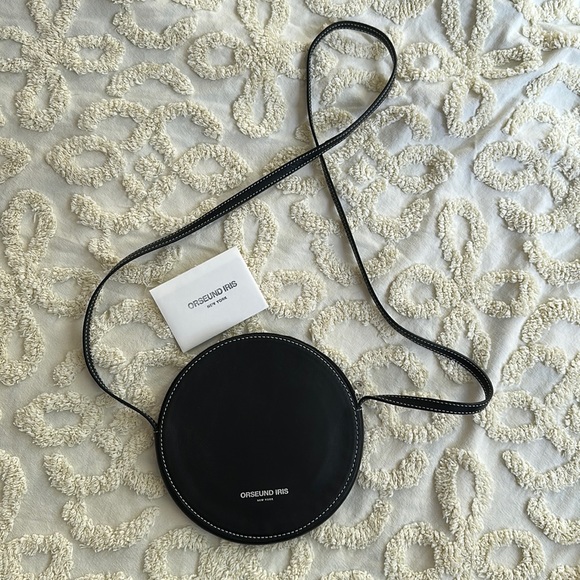 Orseund Iris Leather Circle Crossbody Bag - Picture 2 of 9